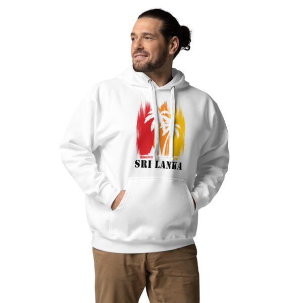 Wear Sri Lanka Unisex Premium Pullover Hoodie - Beach (White)