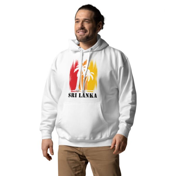 Wear Sri Lanka Unisex Premium Pullover Hoodie - Beach (White)