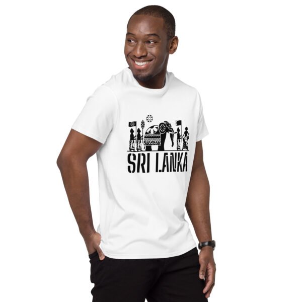 mens-premium-cotton-t-shirt-white-right-front-68bcb2de44c0e.jpg Wear Sri Lanka Men's premium cotton t-shirt - Perahera (White)
