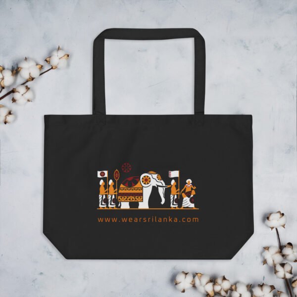 Large organic tote bag | Perahera