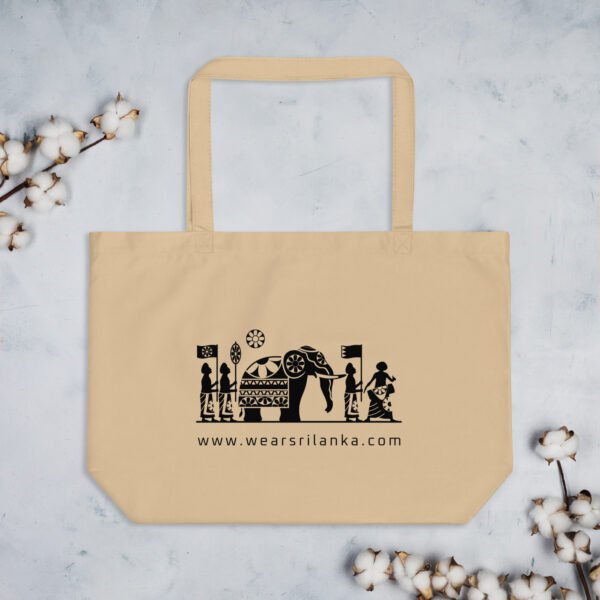 Large organic tote bag | Perahera