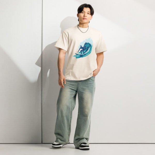 Men’s box tee | Surfer Vintage White