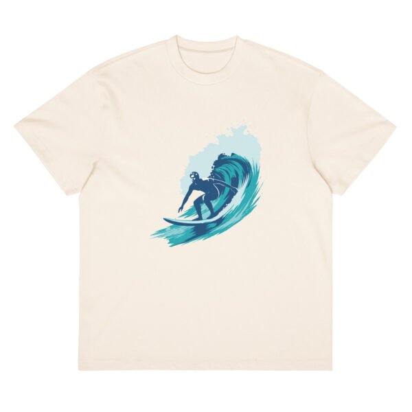 Men’s box tee | Surfer Vintage White