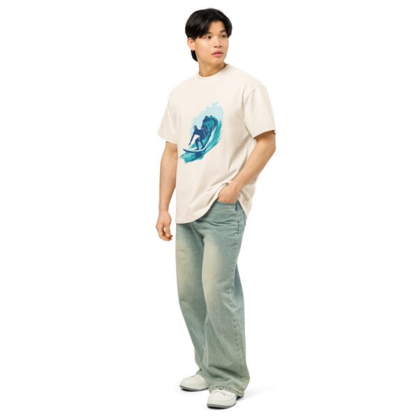 Men’s box tee | Surfer Vintage White