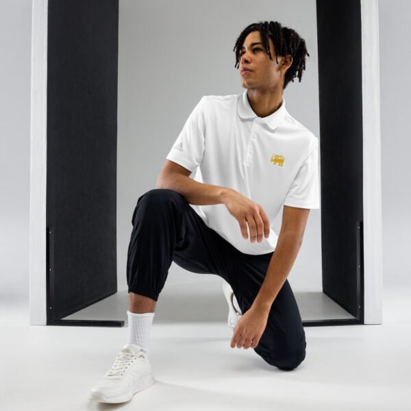 Unisex Adidas Premium Polo Shirt | Lion White