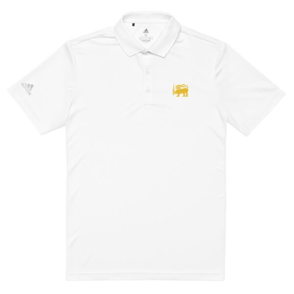 Unisex Adidas Premium Polo Shirt | Lion White