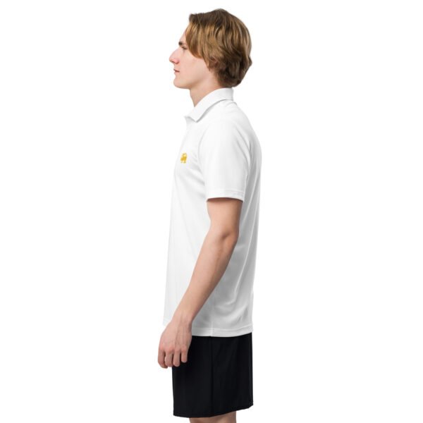 Unisex Adidas Premium Polo Shirt | Lion White