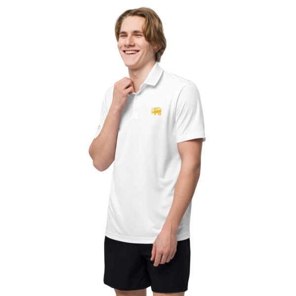 Unisex Adidas Premium Polo Shirt | Lion White