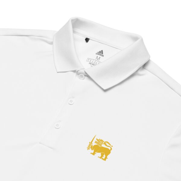 Unisex Adidas Premium Polo Shirt | Lion White