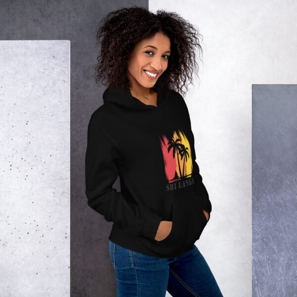Unisex Heavy Blend Hoodie | Beach Vibes Black