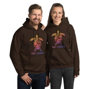 Unisex Heavy Blend Hoodie | Turtle Dark Chocolate