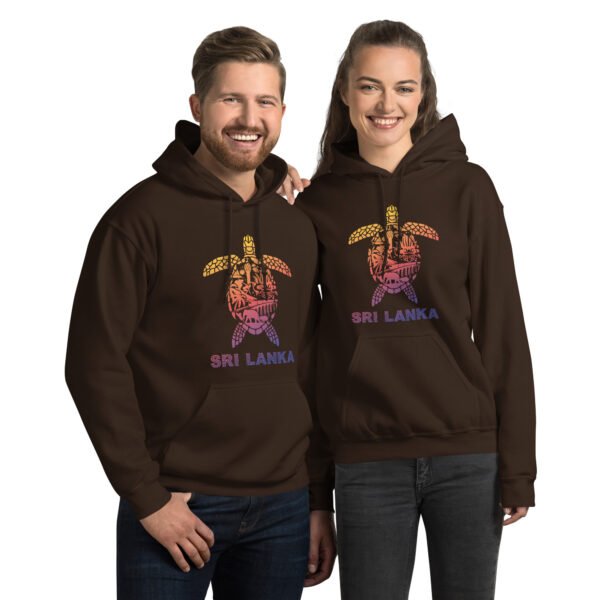 Unisex Heavy Blend Hoodie | Turtle Dark Chocolate