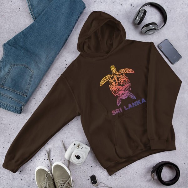 Unisex Heavy Blend Hoodie | Turtle Dark Chocolate