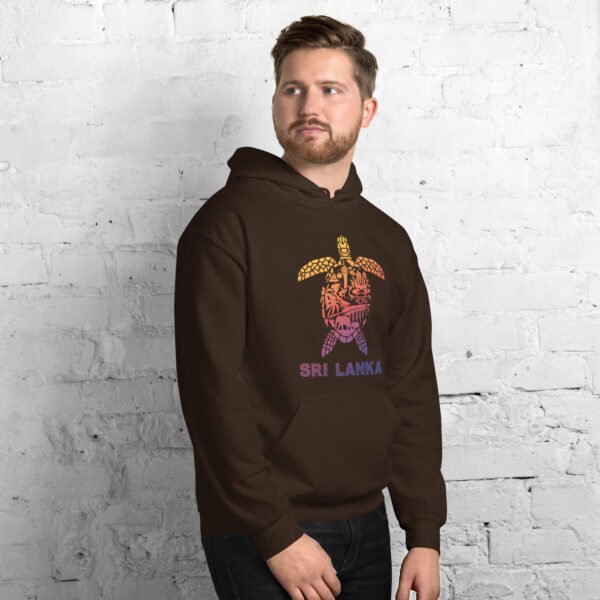 Unisex Heavy Blend Hoodie | Turtle Dark Chocolate