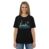 Unisex organic cotton t-shirt | Skyline Black