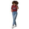 Unisex organic cotton t-shirt | Skyline Burgundy