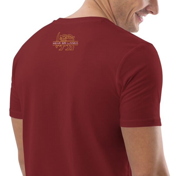 Unisex organic cotton t-shirt | Skyline Burgundy