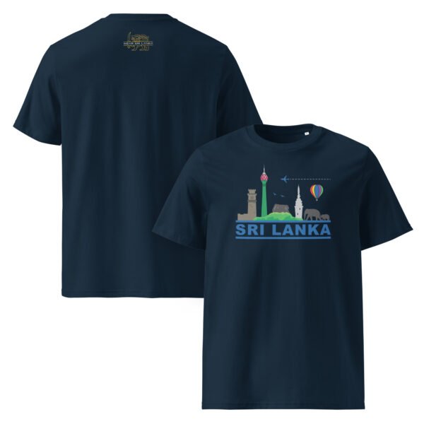 Unisex organic cotton t-shirt | Skyline Navy