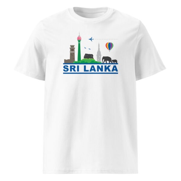 Unisex organic cotton t-shirt | Skyline White