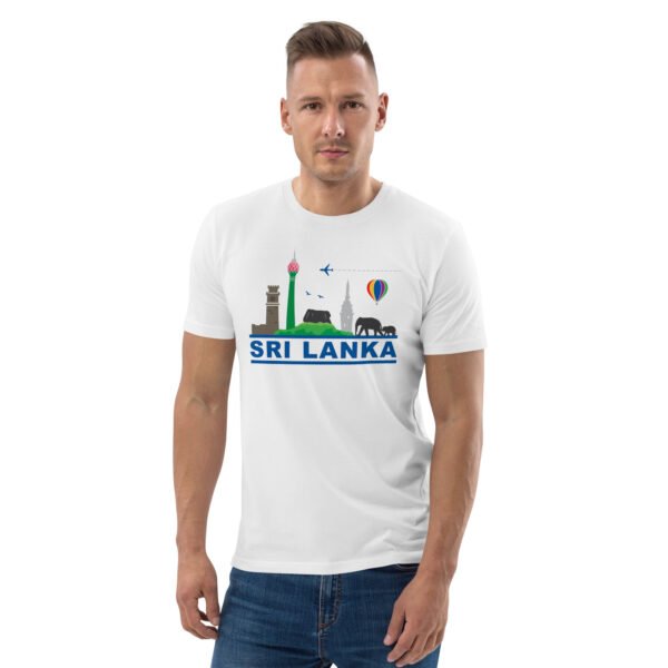 Unisex organic cotton t-shirt | Skyline White