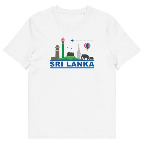 Unisex organic cotton t-shirt | Skyline White