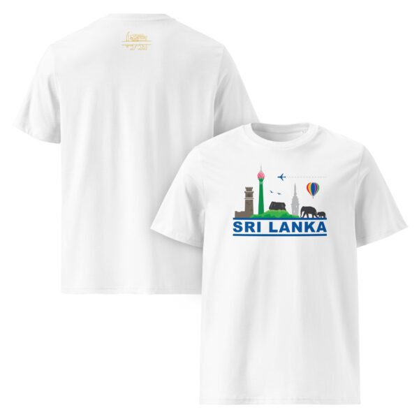 Unisex organic cotton t-shirt | Skyline White