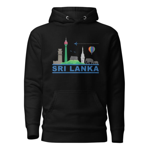 Unisex Premium Pullover Hoodie | Skyline Black