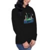 Unisex Premium Pullover Hoodie | Skyline Black