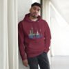 Unisex Premium Pullover Hoodie | Skyline Maroon