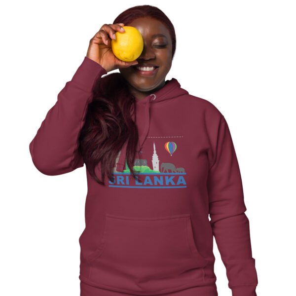 Unisex Premium Pullover Hoodie | Skyline Maroon