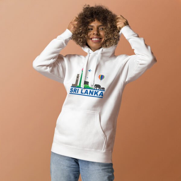 Unisex Premium Pullover Hoodie | Skyline White
