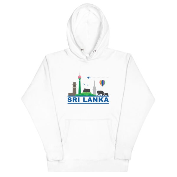 Unisex Premium Pullover Hoodie | Skyline White